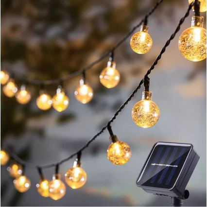 LED Solarni lanac 6,9 m 50xLED/1,2V 600 mAh