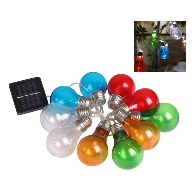 LED Solarni lanac PARTY 10xLED/1,2V 400 mAh IP44