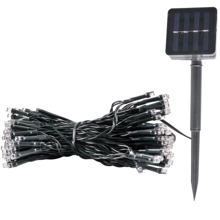 LED Solarni lanac SHINE 100xLED/1,2V 11, 9 m IP44