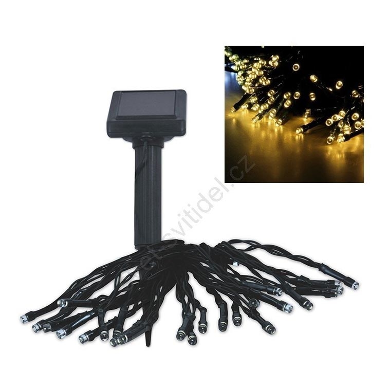 LED Solarni lanac SHINE 200xLED/1,2V 600 mAh 21,9 m IP44