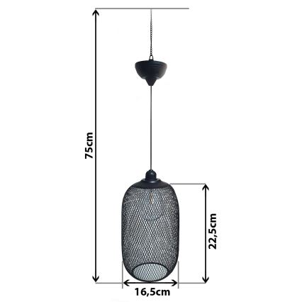 LED Solarni luster na sajli MEGGY 1,2V 200 mAh IP44