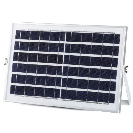 LED prigušivi solarni reflektor LED/12W/3,2V 6000K IP65 5000 mAh + daljinski upravljač