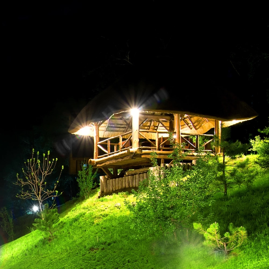 LED solarni reflektor sa senzorom DUO LED/1W/3,7V 1200 mAh IP44