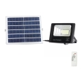 LED solarni reflektor s mogućnošću prigušivanja LED/16W/3,2V 4000K IP65 10000 mAh + daljinski upravljač