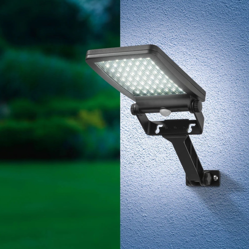 LED solarni reflektor s senzorom ADIK LED/1,2W/3,7V 1200 mAh 6500K IP44