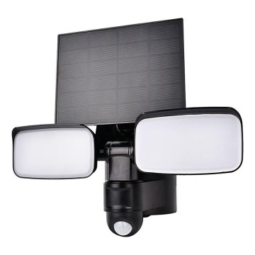 LED solarni reflektor s senzorom LED/9W/3,7V 3600 mAh IP54