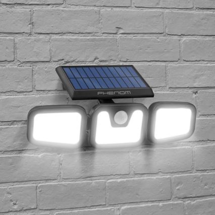 LED Solarni reflektor sa senzorom 3xLED/3,3W/5V IP65