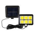LED solarni reflektor sa senzorom LED/1,5W/3,7V 6000K IP44 1200 mAh