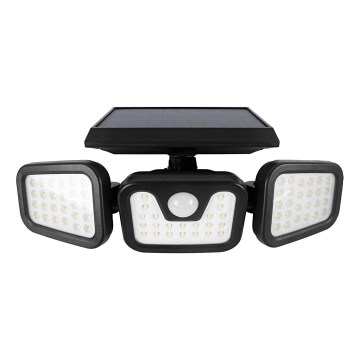LED Solarni reflektor sa senzorom LED/1,5W/3,7V 6000K IP44