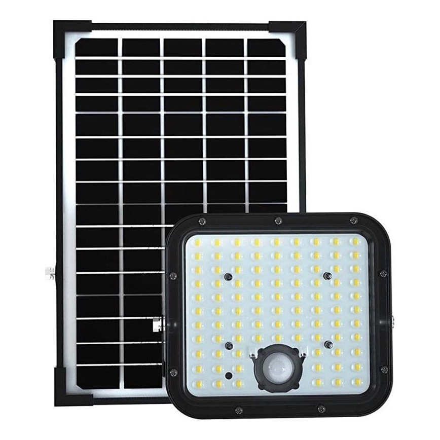 LED solarni reflektor sa senzorom LED/30W/6,4V 6400K 6000 mAh + daljinski upravljač