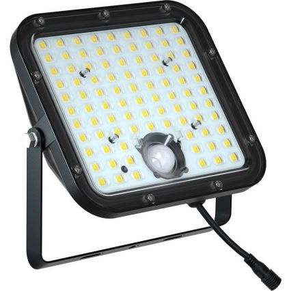 LED solarni reflektor sa senzorom LED/30W/6,4V 6400K 6000 mAh + daljinski upravljač