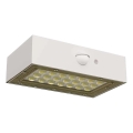 LED Solarni reflektor sa senzorom pokreta LED/3,7V 1200mAh 4000K IP65 bijela
