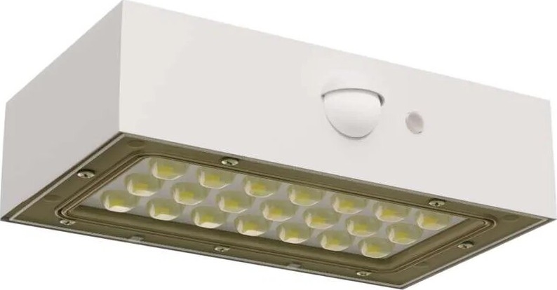 LED Solarni reflektor sa senzorom pokreta LED/3,7V 1200mAh 4000K IP65 bijela