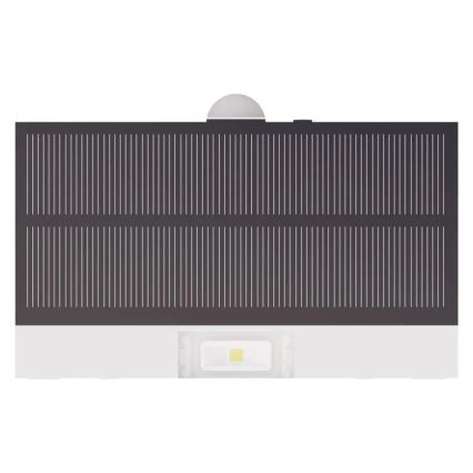LED Solarni reflektor sa senzorom pokreta LED/3,7V 1200mAh 4000K IP65 bijela