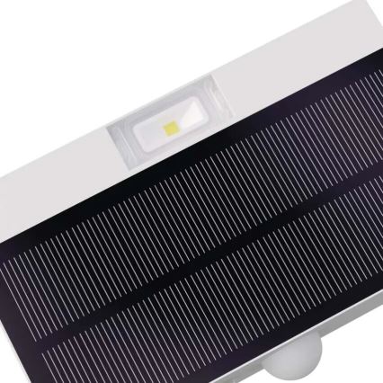 LED Solarni reflektor sa senzorom pokreta LED/3,7V 1200mAh 4000K IP65 bijela