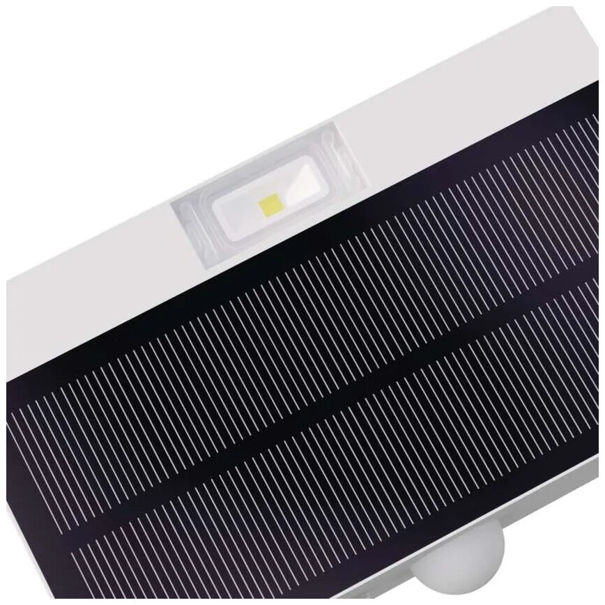 LED Solarni reflektor sa senzorom pokreta LED/3,7V 1200mAh 4000K IP65 bijela