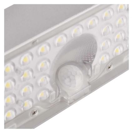 LED Solarni reflektor sa senzorom pokreta LED/3,7V 3000mAh 4000K IP65 bijela