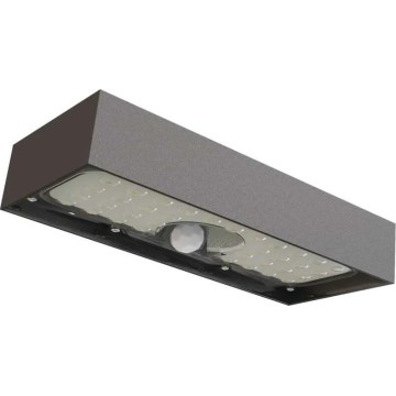 LED Solarni reflektor sa senzorom pokreta LED/3,7V 3000mAh 4000K IP65 crna
