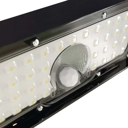 LED Solarni reflektor sa senzorom pokreta LED/3,7V 3000mAh 4000K IP65 crna