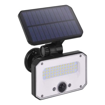 LED Solarni reflektor sa senzorom pokreta SPILO LED/3,7V 3600mAh 4000K IP54 + daljinski upravljač