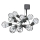 LED Solarni vanjski lanac 10xLED/1,2V 300 mAh 3,8 m IP44