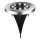 LED Solarno svjetlo za prilaz SOLLY LED/1,2V 6500K promjer 11,5 cm 300 mAh IP44 mat krom
