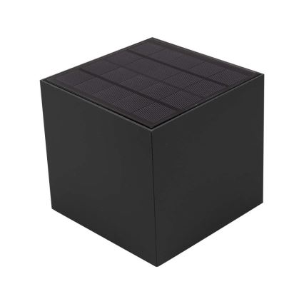 LED solarna zidna svjetiljka sa senzorom LED/9W/5V 3000/4000/5000K IP65 2600 mAh antracitna