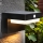 LED Solarno zidno svjetlo s senzorom pokreta i sumraka PALERMO LED/5W/3,7V 2000 mAh IP54 crno