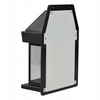 LED solarno zidno svjetlo sa senzorom LED/3,7V 600 mAh IP44 crno