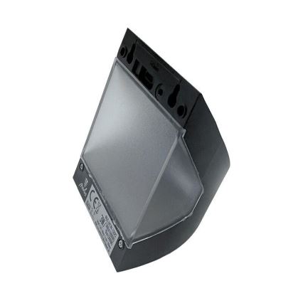 LED solarna zidna svjetiljka sa senzorom LED/3W/3,7V 3000/4000K 1200 mAh IP54 crna