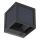 LED solarno zidno svjetlo sa senzorom LED/9W/3,7V 3000/4000/6000K IP65 2600 mAh crno