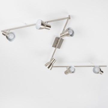 LED spot svjetiljka 6xE14/5W/230V matni krom