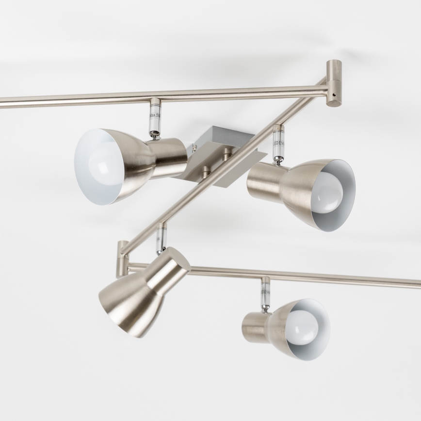 LED spot svjetiljka 6xE14/5W/230V matni krom