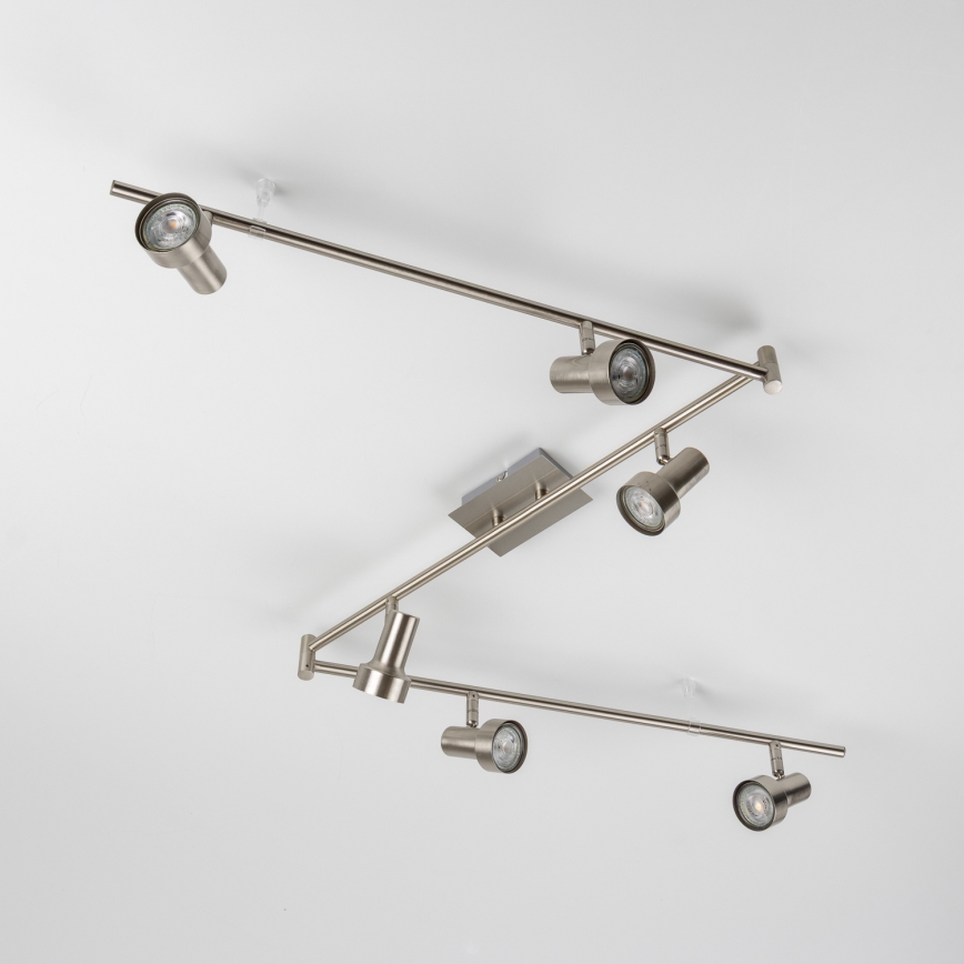 LED spot svjetiljka 6xGU10/4,7W/230V matni krom