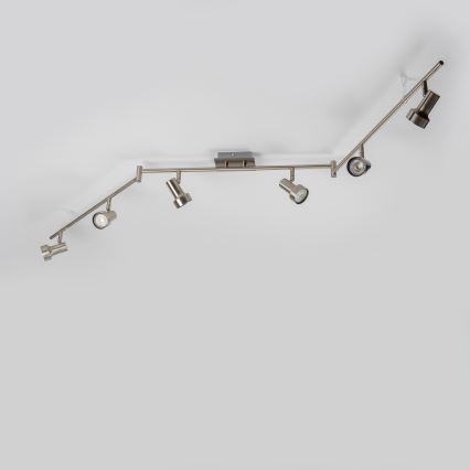 LED spot svjetiljka 6xGU10/4,7W/230V matni krom