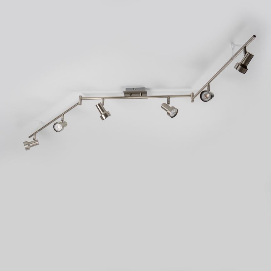 LED spot svjetiljka 6xGU10/4,7W/230V matni krom