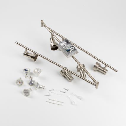 LED spot svjetiljka 6xGU10/4,7W/230V matni krom