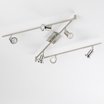 LED spot svjetiljka 6xGU10/5W/230V matni krom