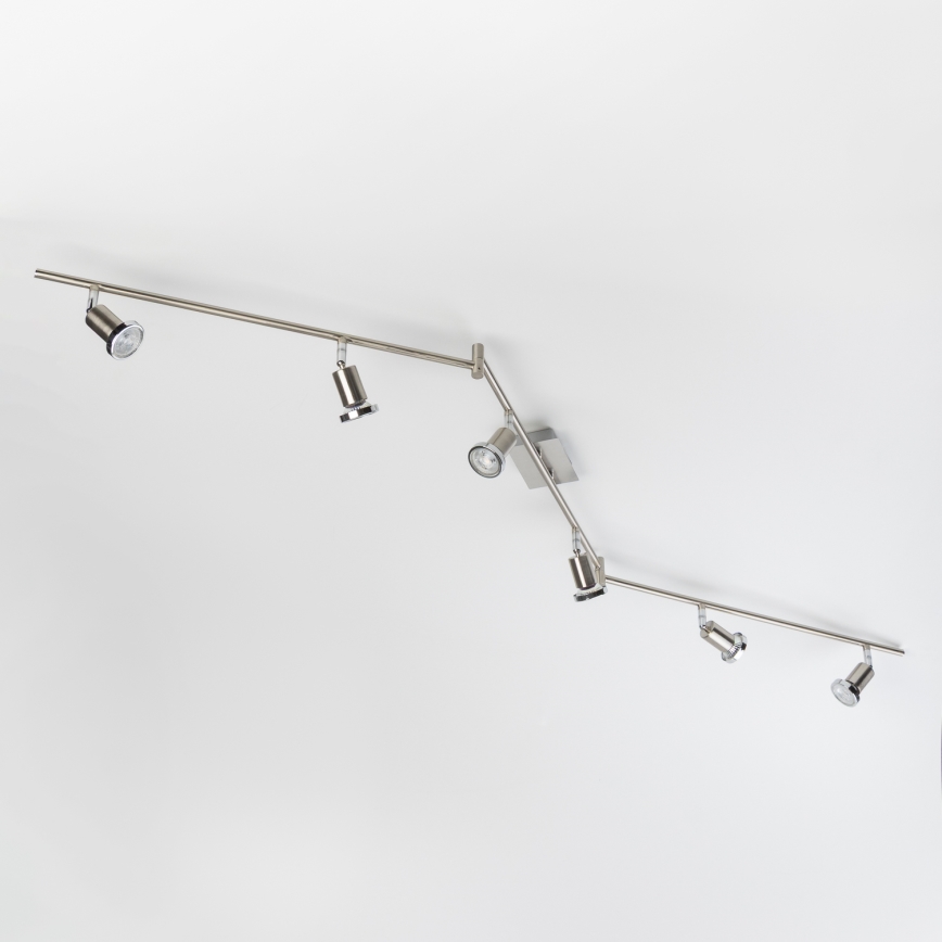 LED spot svjetiljka 6xGU10/5W/230V matni krom