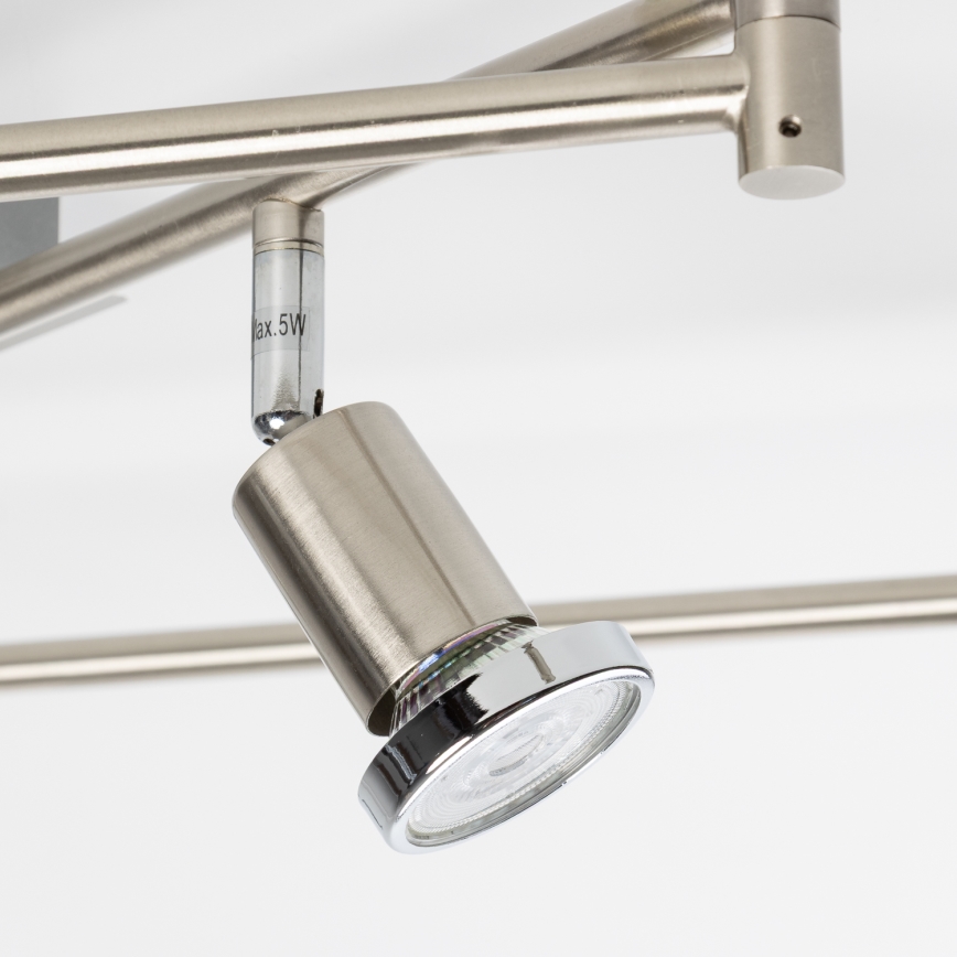 LED spot svjetiljka 6xGU10/5W/230V matni krom