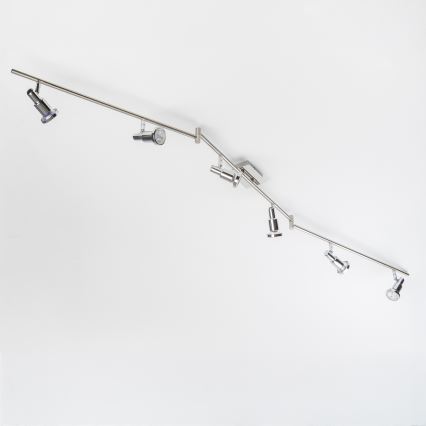 LED spot svjetiljka 6xGU10/5W/230V sjajni krom