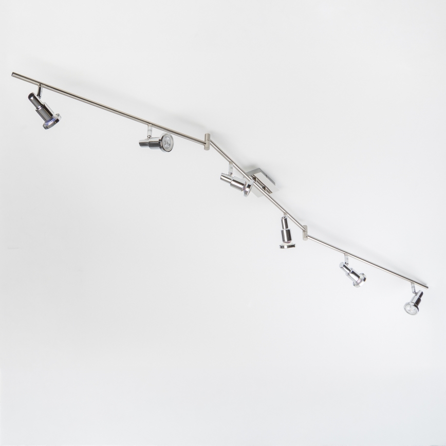 LED spot svjetiljka 6xGU10/5W/230V sjajni krom
