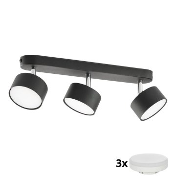 LED spot svjetiljka CLARK 3xGX53/10W/230V crna