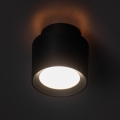 LED spot svjetiljka SONOR LED/6W/230V 3000/4000/5700K + LED/1,5W 2200K pr. 9 cm crna