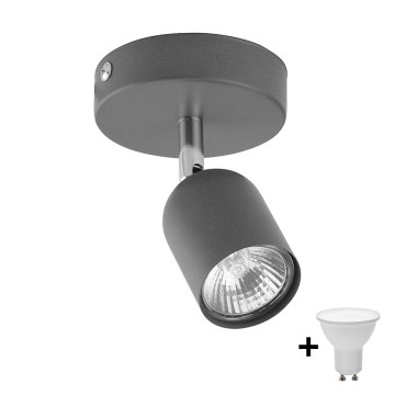 LED spot svjetiljka TOP 1xGU10/10W/230V siva