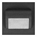 LED stepenišno svjetlo DECORUS LED/1,2W/12V 3000K antracit