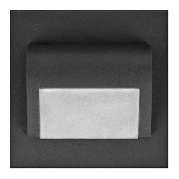 LED stepenišno svjetlo DECORUS LED/1,2W/12V 3000K antracit