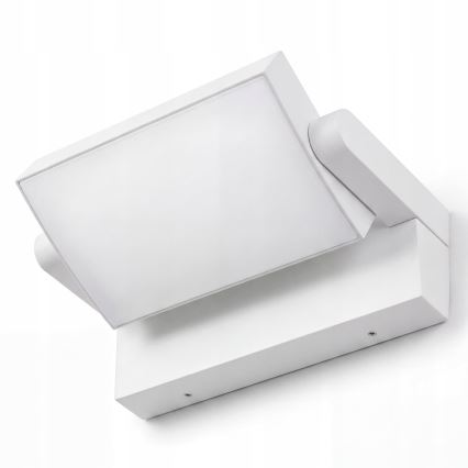 LED Prigušiva vanjska zidna svjetiljka LED/12/18/24W/230V 3000/4000/6500K IP54 bijela