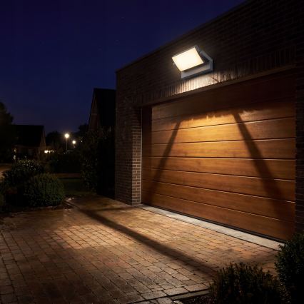 LED Prigušivo vanjsko zidno svjetlo LED/12/18/24W/230V 3000/4000/6500K IP54 crna