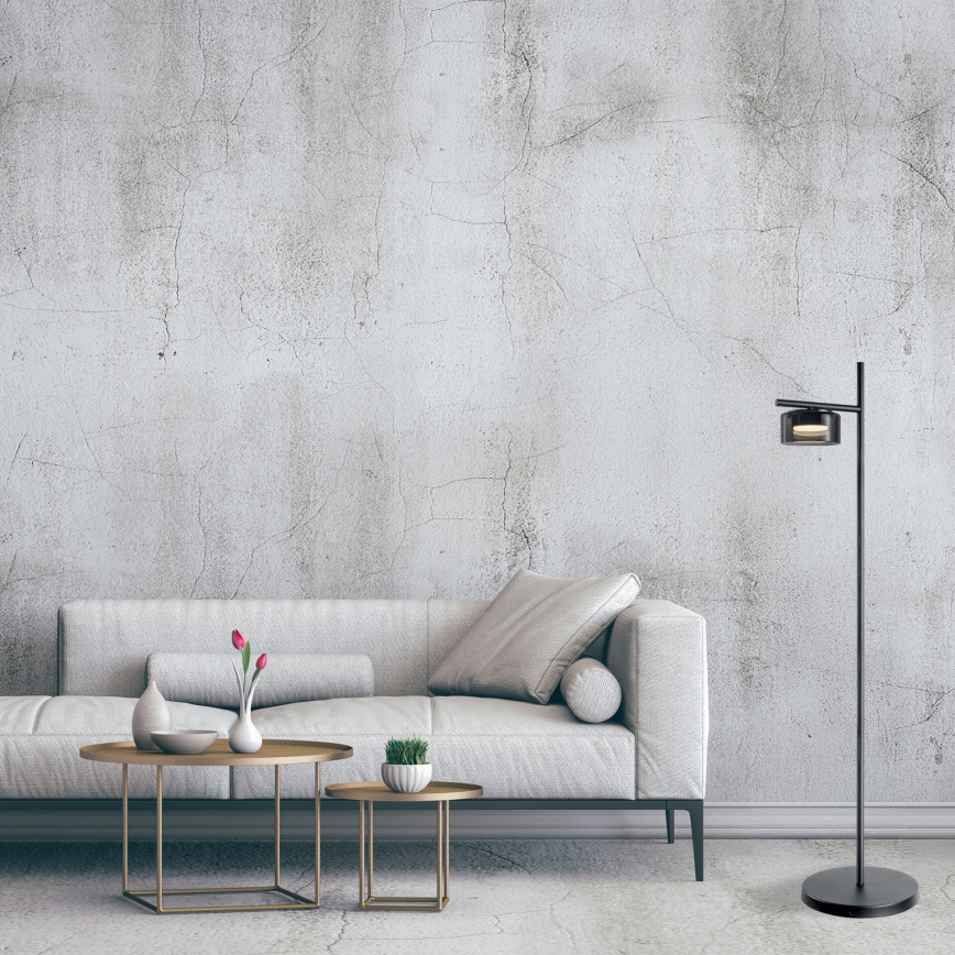 LED stojeća lampa OFELIA 1xGX53/6W/230V crna/zadimljena